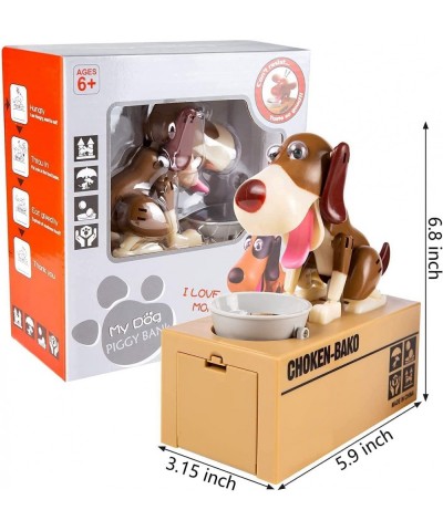 New 2021 Piggy Bank My Dog Piggy Bank Kids Steal Coins Bank Piggy Bank Money Box Dog Shaking his Head and Tail Ears Spin Birt...