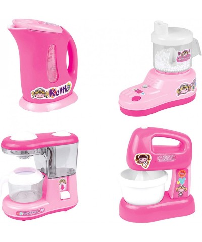 Kitchen Appliance Playset for Kids Kettle Juicer Coffee Maker Mixer Kitchen Accessories $45.17 Toy Kitchen Products