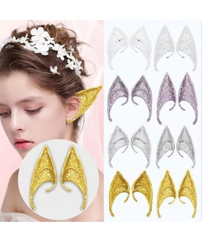 Fairy Pixie Elf Ears for Halloween Christmas Cosplay Soft Latex Pointed Tips Anime Party Dress Up Costume Anime Party Masquer...