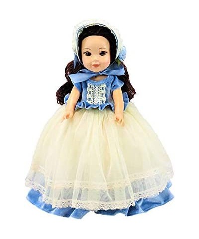 Blue Colonial Dress Made for 14 inch Dolls Compatible with Wellie Wishers $26.82 Doll Accessories