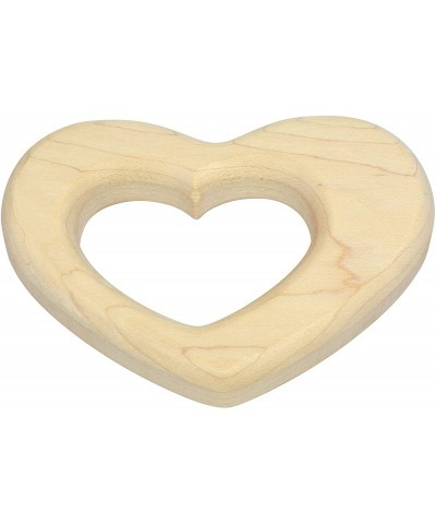 Heart Shaped Maple Teether - Made in USA $24.07 Baby Teether Toys