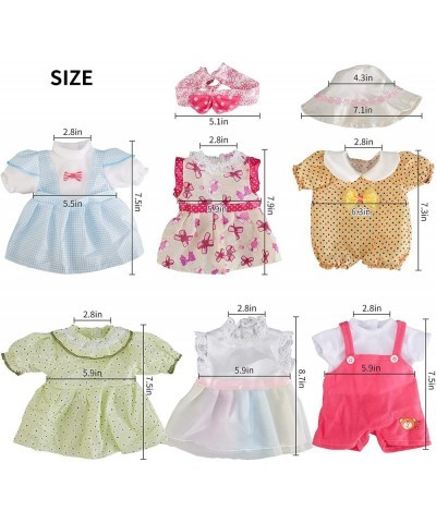 clothes Set of 6 For 12-14-16 Inch Alive Lovely Baby Doll Clothes Dress Outfits Costumes Dolly Pretty Doll Cloth Handmade Gir...