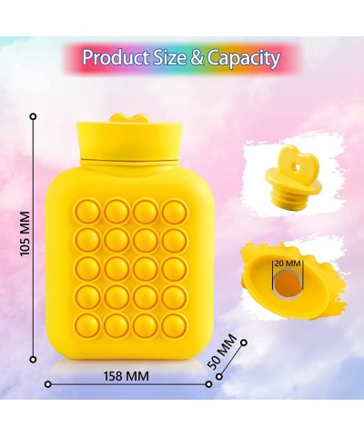 Pop On It Hot Water Bottle Pop Toys Fidget Hot Water Bag for Girls Women Push Bubble Relieve Stress Hot Compress Great for Pa...