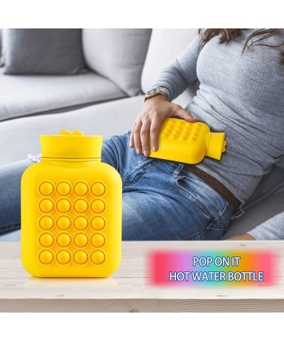 Pop On It Hot Water Bottle Pop Toys Fidget Hot Water Bag for Girls Women Push Bubble Relieve Stress Hot Compress Great for Pa...