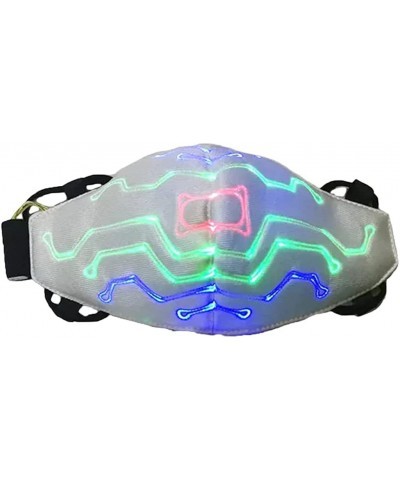 LED Cool Face Mask Anime Light Up Mask Voice Activated USB Rechargeable Smart Mask for Halloween Party Christmas Carnival $25...