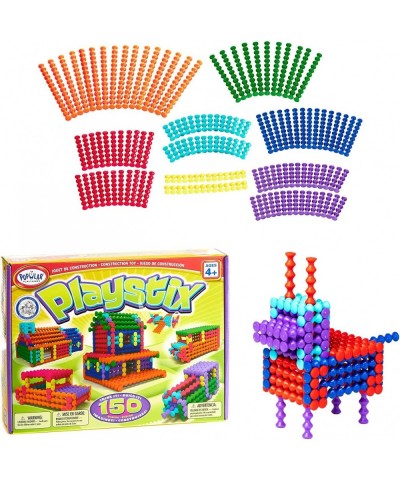 Playstix Construction Toy Building Blocks Set 150 Piece STEM Kit $47.18 Toy Building Sets