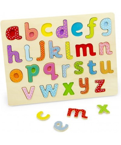 Alphabet Puzzle Board | Learn Your Abc's with Professor Poplar's Wooden Jigsaw Puzzles | Children's Educational Toys | Bundle...