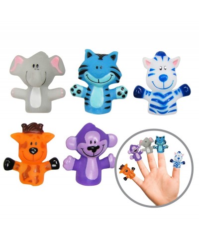 Farm Animal Finger Puppets - Party Favors Educational Bath Toys 5 Count (Pack of 1) $14.37 Finger Puppets