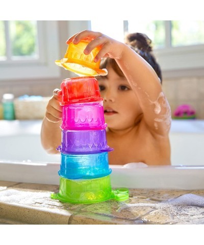 Caterpillar Spillers Stacking and Straining Cups Baby and Toddler Bath Toy $14.37 Early Development & Activity Toys