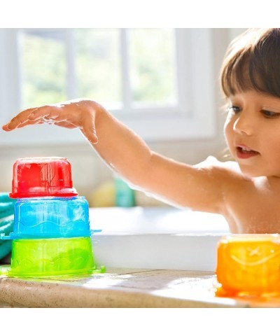 Caterpillar Spillers Stacking and Straining Cups Baby and Toddler Bath Toy $14.37 Early Development & Activity Toys