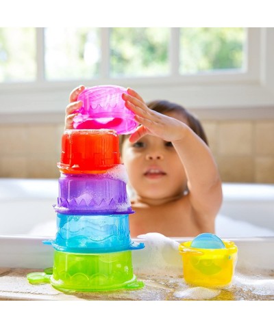 Caterpillar Spillers Stacking and Straining Cups Baby and Toddler Bath Toy $14.37 Early Development & Activity Toys