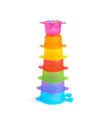 Caterpillar Spillers Stacking and Straining Cups Baby and Toddler Bath Toy $14.37 Early Development & Activity Toys