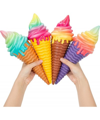 Torch Ice Cream Squishy Jumbo Cute Cream Scented Soft Squishies Slow Rising Food Squeeze Toys （4 Random Colors） $23.12 Miniat...