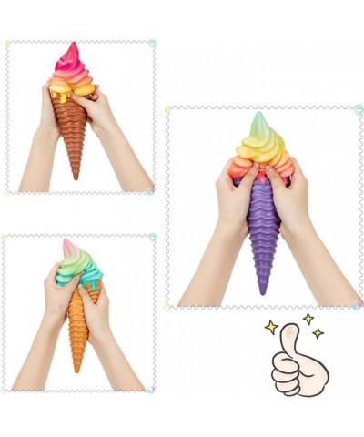 Torch Ice Cream Squishy Jumbo Cute Cream Scented Soft Squishies Slow Rising Food Squeeze Toys （4 Random Colors） $23.12 Miniat...