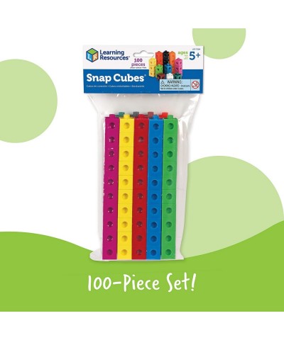 Snap Cubes - 100 Pieces Ages 5+ Homeschool and Classroom Supplies Educational Counting Toy Math Games for Kids Teacher Aids $...