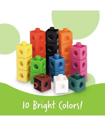 Snap Cubes - 100 Pieces Ages 5+ Homeschool and Classroom Supplies Educational Counting Toy Math Games for Kids Teacher Aids $...