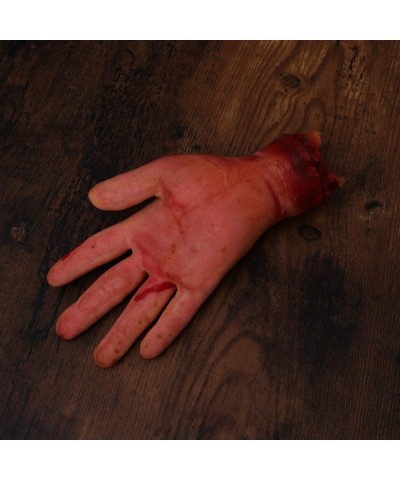 Bloody Hands Scary Severed Broken Fake Arms Hands for Haunted House Decoration Halloween Party Accessories $17.08 Gags & Prac...