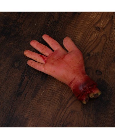 Bloody Hands Scary Severed Broken Fake Arms Hands for Haunted House Decoration Halloween Party Accessories $17.08 Gags & Prac...