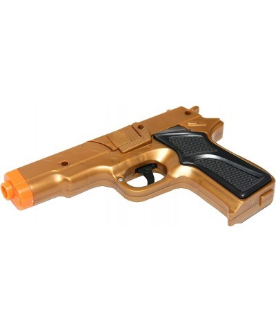 Set of 2 - Golden Cap Gun Toy Revolver Pistol Detective Police Cowboy $16.78 Gags & Practical Joke Toys