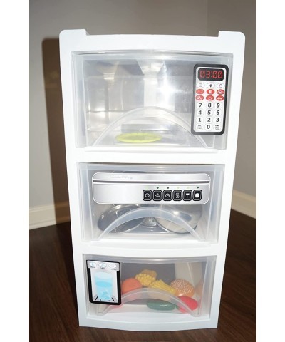 Play Kitchen Ice Maker Refrigerator Pretend Play Decals (3"x5") $17.97 Toy Kitchen Products