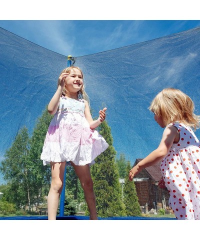 Trampoline Replacement Safety Enclosure Net for 12ft 13ft 14ft 15ft Round Frame Trampolines w/ 4 6 8 Poles Breathable Weather...