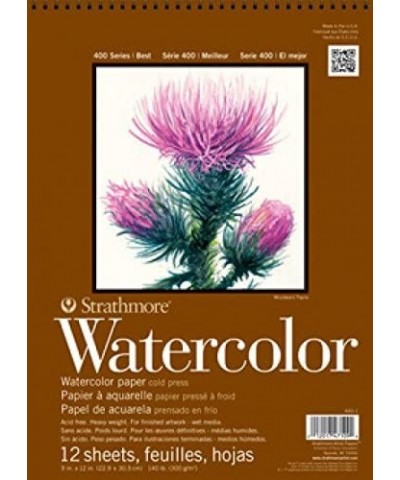 Watercolor Paper Pad Spiral Bound 11"X15"-140lb 12 Sheets -62440200 $23.39 Kids' Drawing & Writing Boards