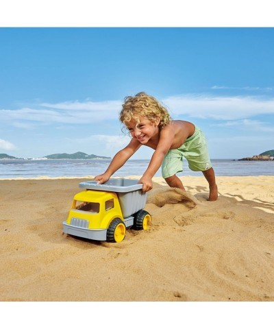 Load & Tote Dump Truck Indoor/Outdoor Beach Sand Toy Toys Yellow L: 14.4 W: 8.3 H: 8.9 inch $63.02 Sandboxes & Beach Toys