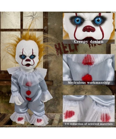 Clown Plush Doll Horror Movie Stuffed Toy Figure Scary Terror Halloween Plushies Gifts for Kid Children 5.9" Birthday $47.50 ...