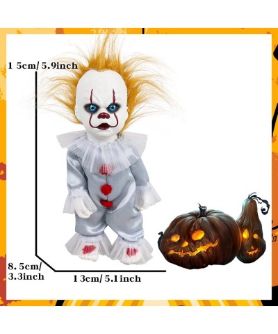 Clown Plush Doll Horror Movie Stuffed Toy Figure Scary Terror Halloween Plushies Gifts for Kid Children 5.9" Birthday $47.50 ...