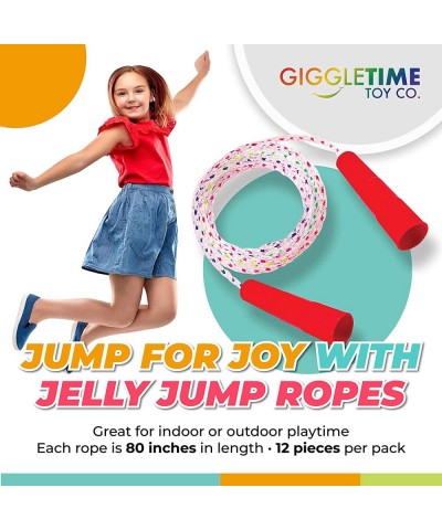 Jelly Jump Rope Assortment (12) Pieces | Kids Jump Rope | Active Childrens Games | Indoor and Outdoor Activities | Jump Rope ...