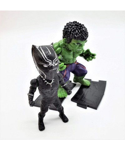 The Incredible Hulk and Black Panther Action Figure Superhero Set $33.40 Action Figures