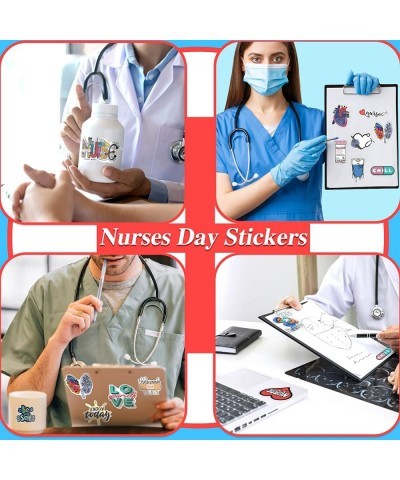 Nurse Stickers Positive Stickers 100PCS Waterproof Vinyl Inspirational Stickers for Laptop Bumper Water Bottles Computer Nurs...