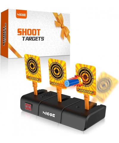 Digital Shooting Targets with 3 Targets Auto Reset Electronic Scoring Toys Christmas Birthday Gift for Boys Girls Age 6 7 8 9...