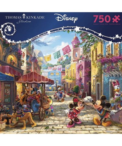 Thomas Kinkade - Disney Dreams Collection - Mickey and Minnie in Mexico - 750 Piece Jigsaw Puzzle $22.16 Jigsaw Puzzles