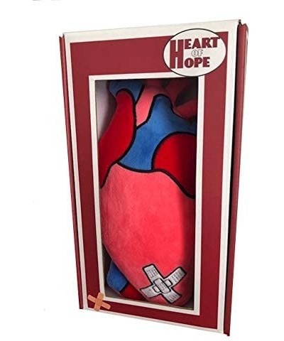 Stuffed Plush Anatomical Heart Pillow $39.53 Kids' Plush Toy Pillows