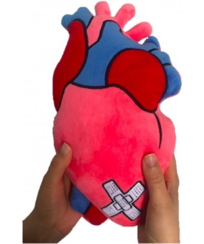 Stuffed Plush Anatomical Heart Pillow $39.53 Kids' Plush Toy Pillows