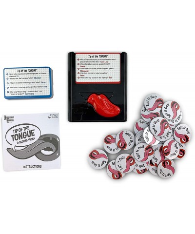 Tip of The Tongue The Split S Trivia Party Game How Fast Can You Spit Out Answers for 2 to 6 Players Ages 12 & Up $28.04 Boar...