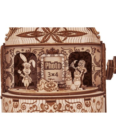 Fairy Theater Happy Birthday Wooden Music Box Kit - w/Fairy Characters - Hand Crank - 3D Wooden Puzzle for Adults and Kids to...