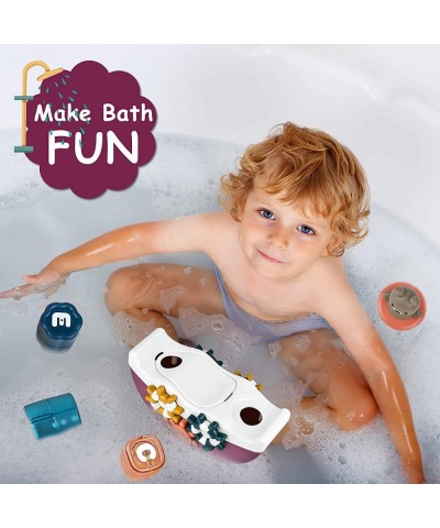 Bath Boat Toys for Infant Toddlers Kids Boys Girls Age 1 2 3 4 5 6 Years Old (Pink) $32.08 Bathtub Toys