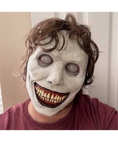 Creepy Halloween Mask Scary Halloween Mask Horror Smiling Demons Evil Cosplay Scary Halloween Costume Party Props $25.35 Kids...