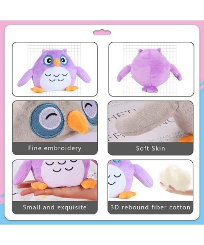 Reversible Owl Plushie Stuffed Animal Reversible Mood Plush Double-Sided Flip Show Your Mood!(Purple/Gray) $17.16 Stuffed Ani...