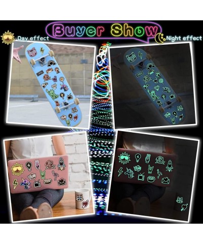 Cool Neon Light Stickers for Kids Teens Adults Waterproof Vinyl Stickers for Water Bottle Laptop Phone Case Guitar Skateboard...