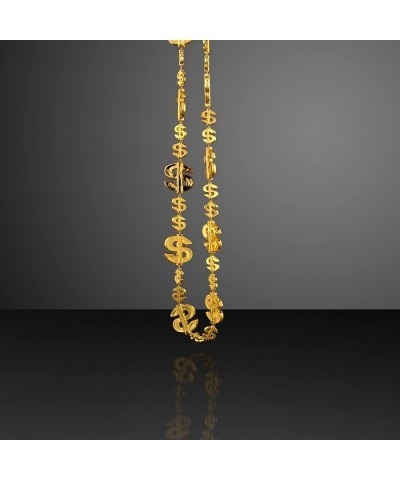 Shiny Gold Mini Dollar Signs Mardi Gras Beads Party Necklaces (Set of 48) $77.87 Kids' Dress-Up Accessories