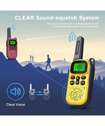 Toys for 3-15 Year Old Boys Girls Rechargeable Walkie Talkies for Kids 22 Channels 2 Way Radio Toy Best Gifts for Boys and Gi...