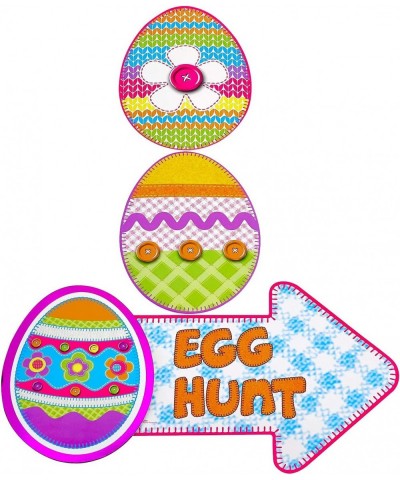 Easter Egg Hunt Cutout Decorations - 12 Pieces - 7 to 14 Inches - for Easter Sunday Easter Bunny Decor Party Favors Sunday Sc...