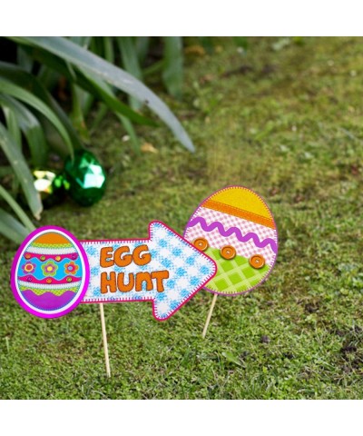 Easter Egg Hunt Cutout Decorations - 12 Pieces - 7 to 14 Inches - for Easter Sunday Easter Bunny Decor Party Favors Sunday Sc...