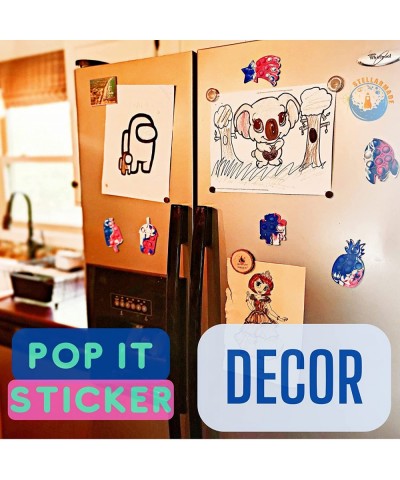 Stellar Made 3D Sticker Pop It with Treats Theme - Use as Fidget Toy Sensory Stim Decal Stickers for Phone Case or Laptop Str...