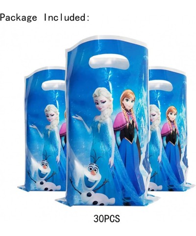 30PCS Frozen-themed Plastic Treat Bags Birthday Party Favor Bags Party Gift Goody Bags for Kids Birthday Frozen Party $15.72 ...