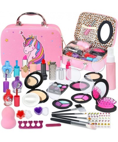 Kids Makeup Kit for Girl 27 Pcs Washable Real Pretend Makeup Set Little Girl Unicorns Play Make Up for Toddler Kid Girls Safe...