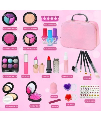 Kids Makeup Kit for Girl 27 Pcs Washable Real Pretend Makeup Set Little Girl Unicorns Play Make Up for Toddler Kid Girls Safe...